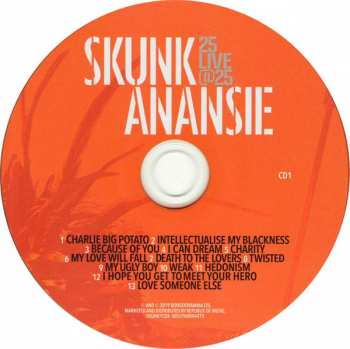 2CD Skunk Anansie: 25Live@25 LTD | DLX
