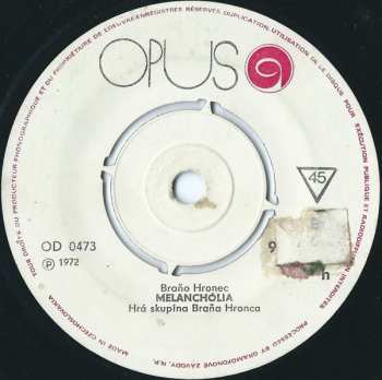 SP Braňo Hronec Sound: Ako Sa Máš / Melancholia