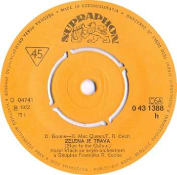 SP František Ringo Čech: Zelená Je Tráva / Stojím Zpříma