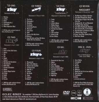 7CD/DVD/Caja Sky: The Studio Albums 1979-1987