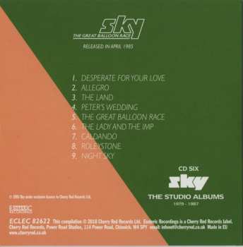 7CD/DVD/Caja Sky: The Studio Albums 1979-1987