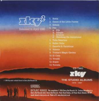7CD/DVD/Caja Sky: The Studio Albums 1979-1987