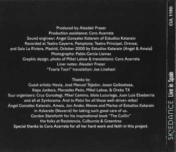 CD Skyedance: Live In Spain