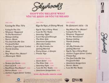 3CD Skyhooks: Don't You Believe What You've Seen Or You've Heard DLX