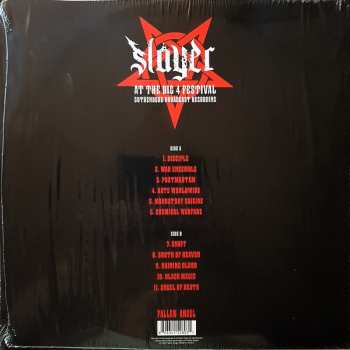 LP Slayer: At The Big 4 Festival (Gothenburg Broadcast Recording) CLR | LTD