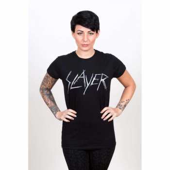 Mercancía Slayer: Dámské Tričko Scratchy Logo Slayer  S