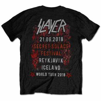 Mercancía Slayer: Tričko Eagle Grave 21/06/18 Iceland Event  S