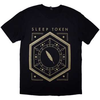 Mercancía Sleep Token: Sleep Token Unisex T-shirt: Emergence Feathered Host (black) (back Print) (small) S