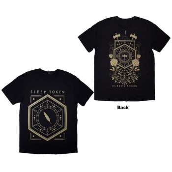 Mercancía Sleep Token: Sleep Token Unisex T-shirt: Emergence Feathered Host (black) (back Print) (small) S