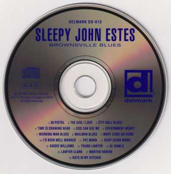 CD Sleepy John Estes: Brownsville Blues
