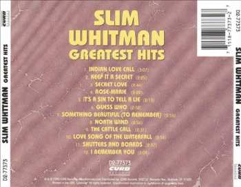 CD Slim Whitman: Greatest Hits
