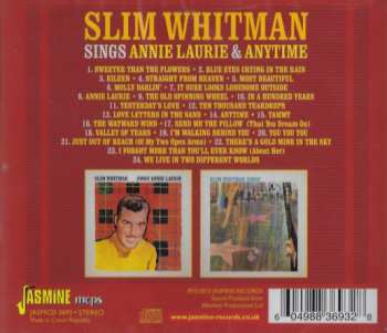 CD Slim Whitman: Sings Annie Laurie & Anytime