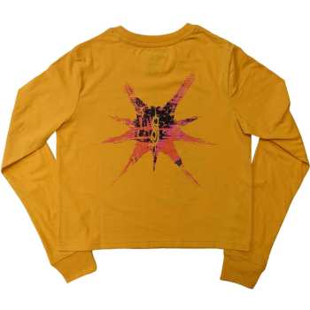 Mercancía Slipknot: Slipknot Ladies Long Sleeve Crop Top: The End So Far Barcode (back Print) (small) S