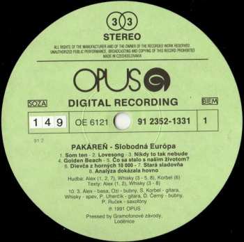 LP Slobodná Európa: Pakáreň