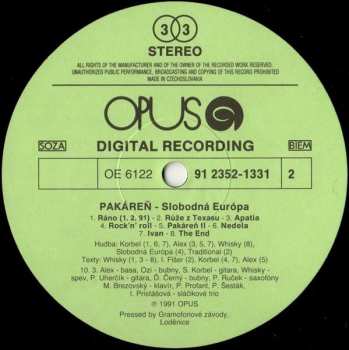 LP Slobodná Európa: Pakáreň