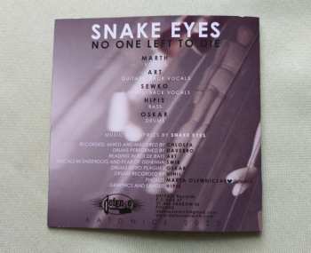 CD Snake Eyes: No One Left To Die