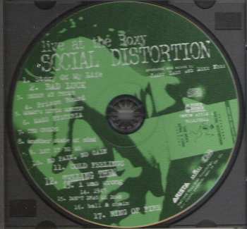 CD Social Distortion: Live At The Roxy