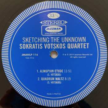 LP Sokratis Votskos Quartet: Sketching The Unknown