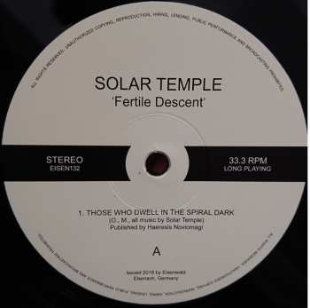 LP Solar Temple: Fertile Descent