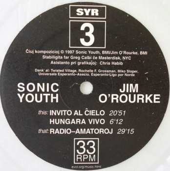 LP Sonic Youth: Invito Al Ĉielo