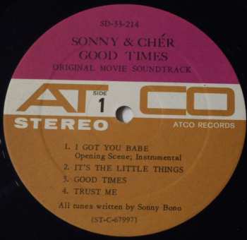 LP Sonny & Cher: Good Times (Original Film Soundtrack)