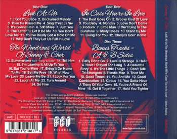 3CD Sonny & Cher: Look At Us ★ The Wondrous World Of ★ In Case You're In Love