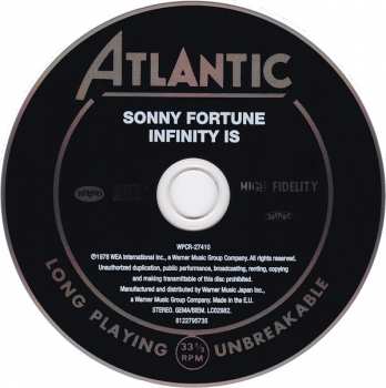 CD Sonny Fortune: Infinity Is
