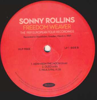 4LP/Caja Sonny Rollins: Freedom Weaver (The 1959 European Tour Recordings) LTD | NUM