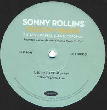 4LP/Caja Sonny Rollins: Freedom Weaver (The 1959 European Tour Recordings) LTD | NUM