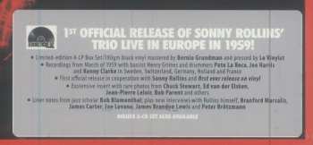 4LP/Caja Sonny Rollins: Freedom Weaver (The 1959 European Tour Recordings) LTD | NUM