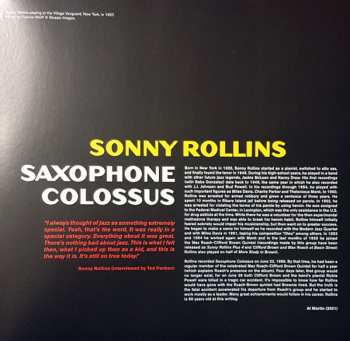 LP Sonny Rollins: Saxophone Colossus DLX | LTD