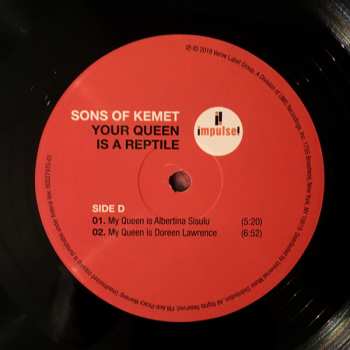 2LP Sons Of Kemet: Your Queen Is A Reptile 