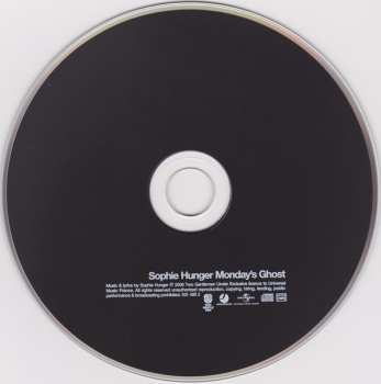 CD Sophie Hunger: Monday's Ghost
