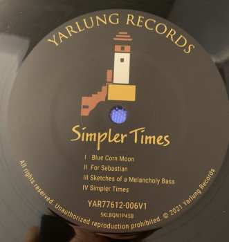 LP Sophisticated Lady Jazz Quartet: Simpler Times