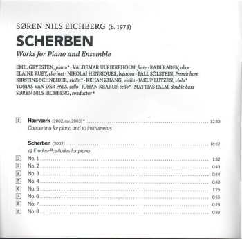 CD Emil Gryesten: Scherben: Works For Piano And Ensemble