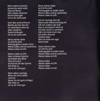 CD Sotiria Schenk: Meine Liebe Ist Gift (Black Edition) DLX