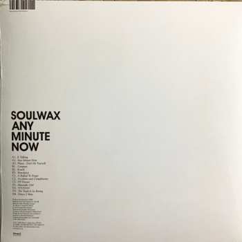 2LP Soulwax: Any Minute Now CLR