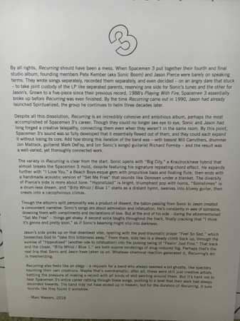 LP Spacemen 3: Recurring