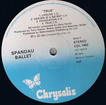 LP Spandau Ballet: True