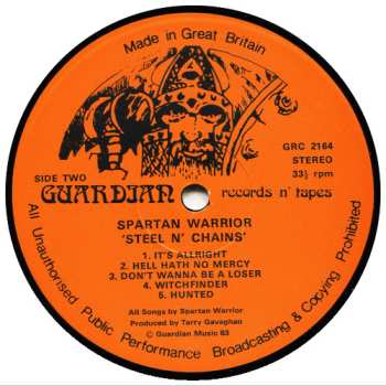 CD Spartan Warrior: Steel N' Chains (slipcase)