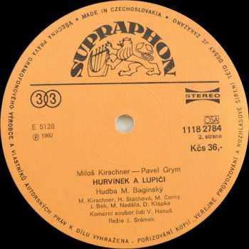 LP Spejbl & Hurvínek: Hurvínek A Lupiči