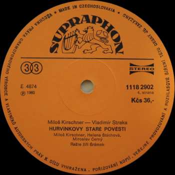 2LP Spejbl & Hurvínek: Hurvínkovy Staré Pověsti