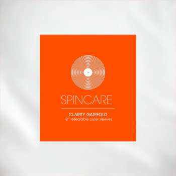 Técnica de áudio Spincare Clarity 12 Inch Gatefold Resealable Outer Record Sleeves