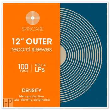 Técnica de áudio Spincare Density 12 Inch 400g Polythene Outer Vinyl Record S - 100 Ks