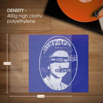 Técnica de áudio Spincare Density 7 Inch 400g Polythene Outer Vinyl Record Sleeves - 50 Ks