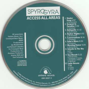 CD Spyro Gyra: Access All Areas