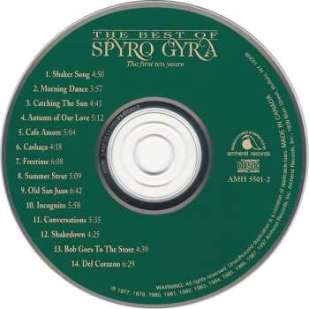 CD Spyro Gyra: The Best Of Spyro Gyra - The First Ten Years