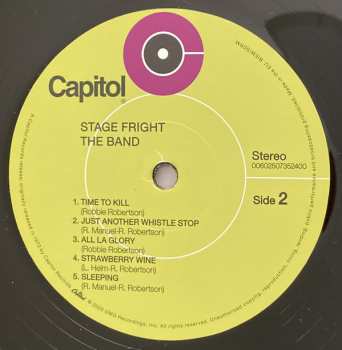 LP/2CD/SP/Caja/Blu-ray The Band: Stage Fright DLX