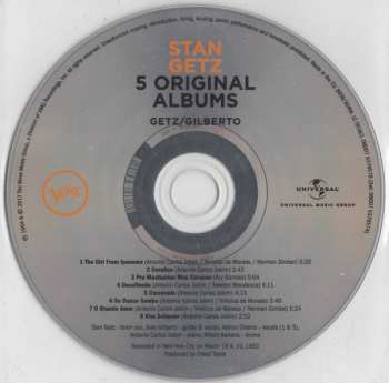 5CD/Caja Stan Getz: 5 Original Albums, Vol. 2