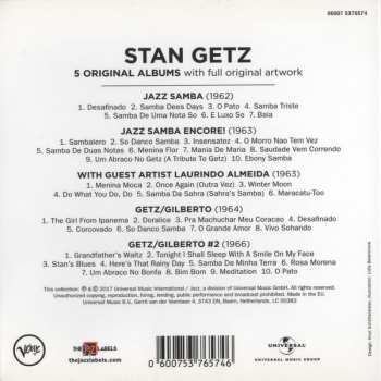 5CD/Caja Stan Getz: 5 Original Albums, Vol. 2